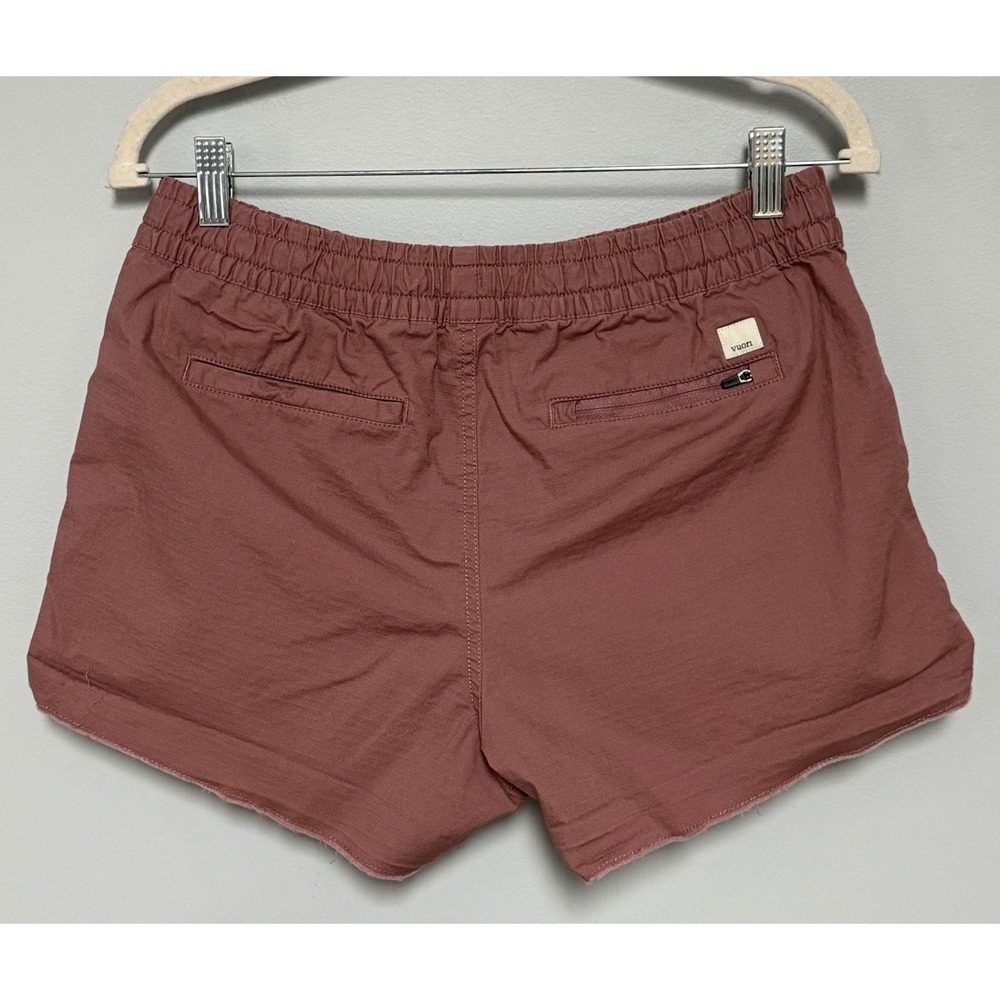 Vuori Women's Vintage Ripstop Mauve Stoneware Pull On Shorts Size Medium - Picture 6 of 9
